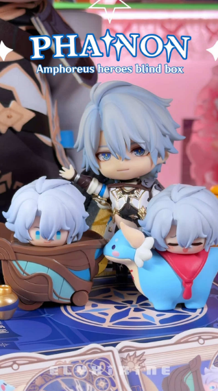 Phainon Amphoreus Heroes stackable blind box unboxing