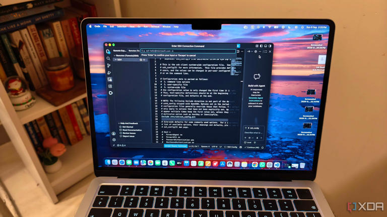 VS Code has a tunnel feature buried in the account menu, and it turned ...