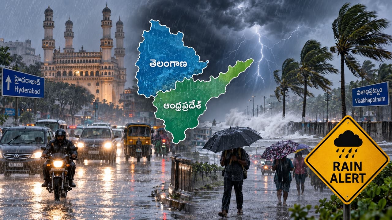 Andhra Pradesh, Telangana weather update: Heavy rain alert, IMD warns ...