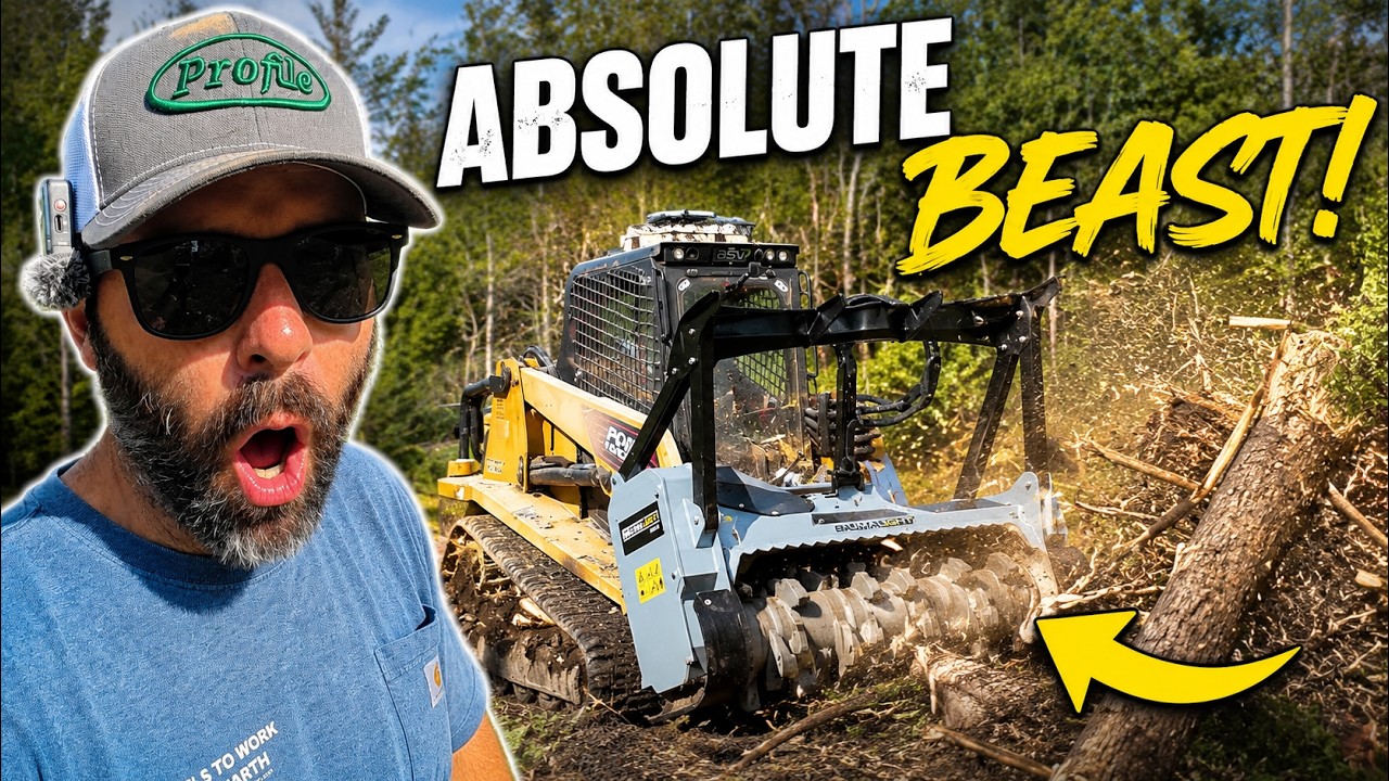 My first time running a forestry mulcher