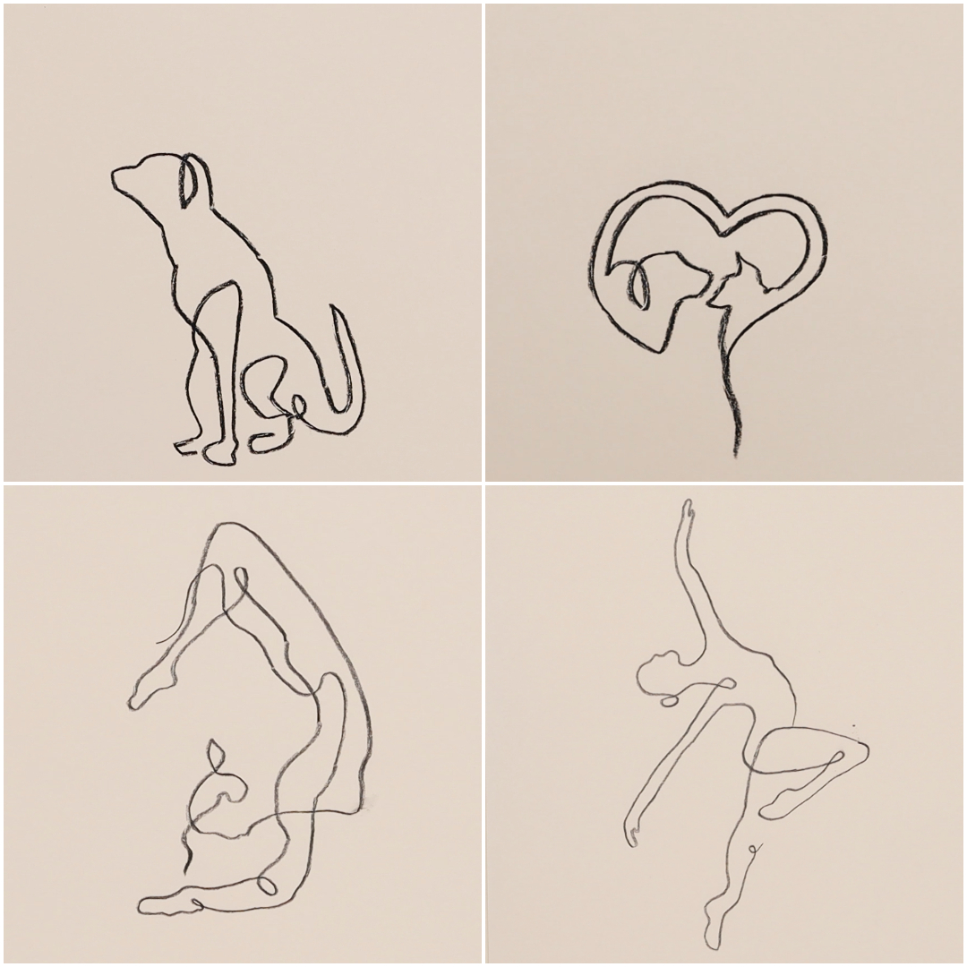 Quick sketch: One-line masterpieces 🎨 ️