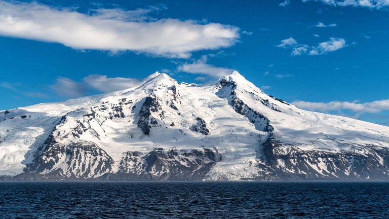 Isla Jan Mayen en Ártico.