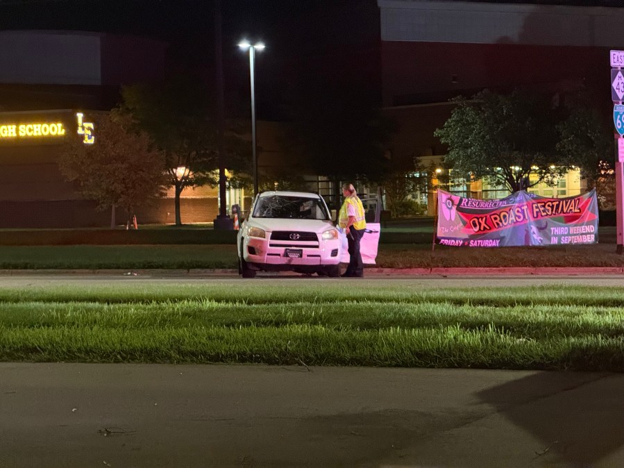 Two hospitalized following crash on Lansing's east side