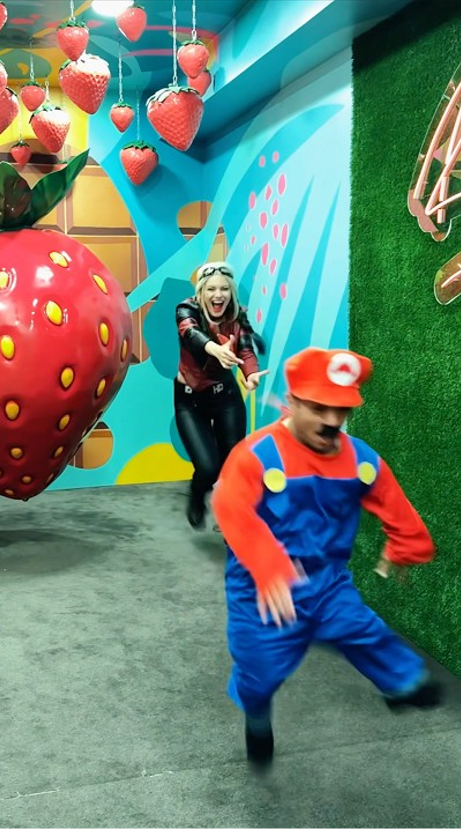 Mario needed backup so he called in the Hulk