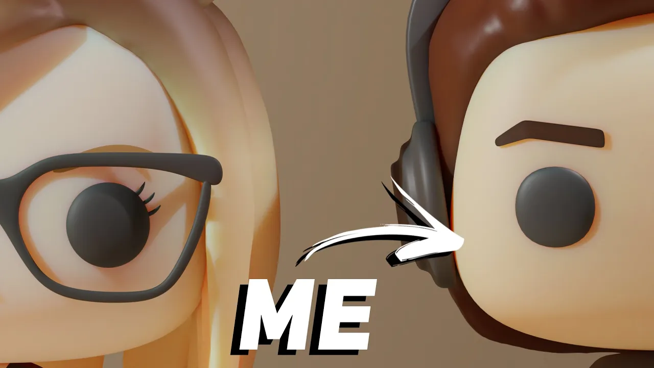 Designing custom Funko Pops in 3D software