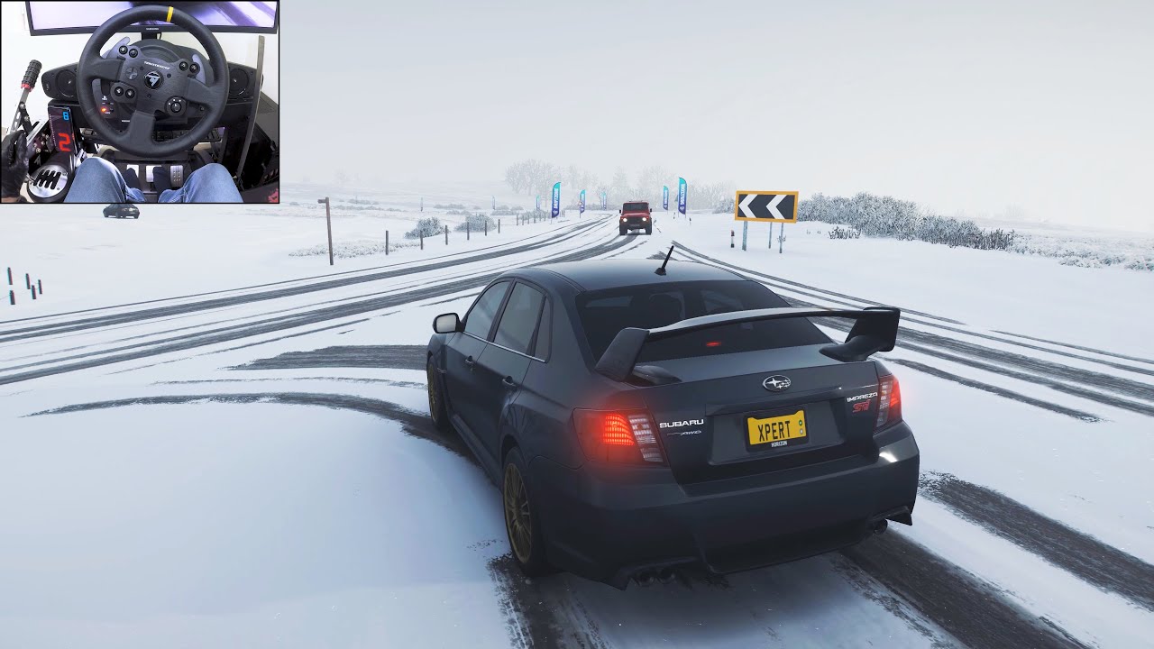 Subaru WRX STI in Forza Horizon 4 Thrustmaster TX gameplay