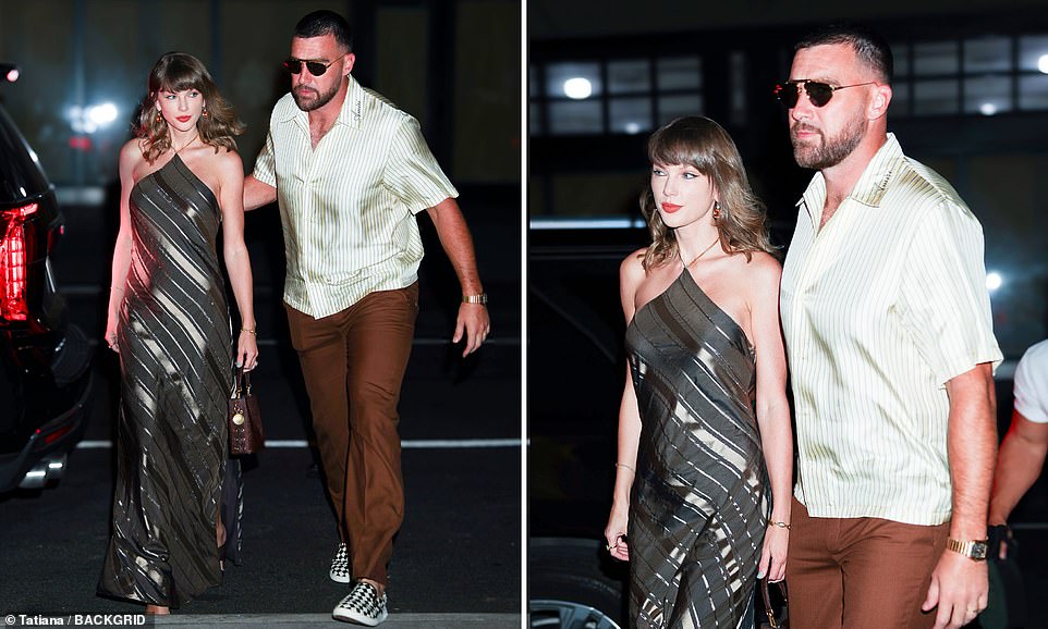 Taylor Swift and Travis Kelce flaunt wedding rings at NYC dinner