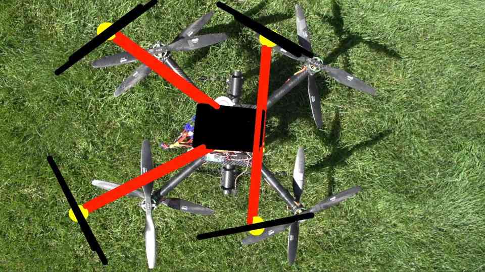 X8 octocopter flight test and advanced FPV exploration