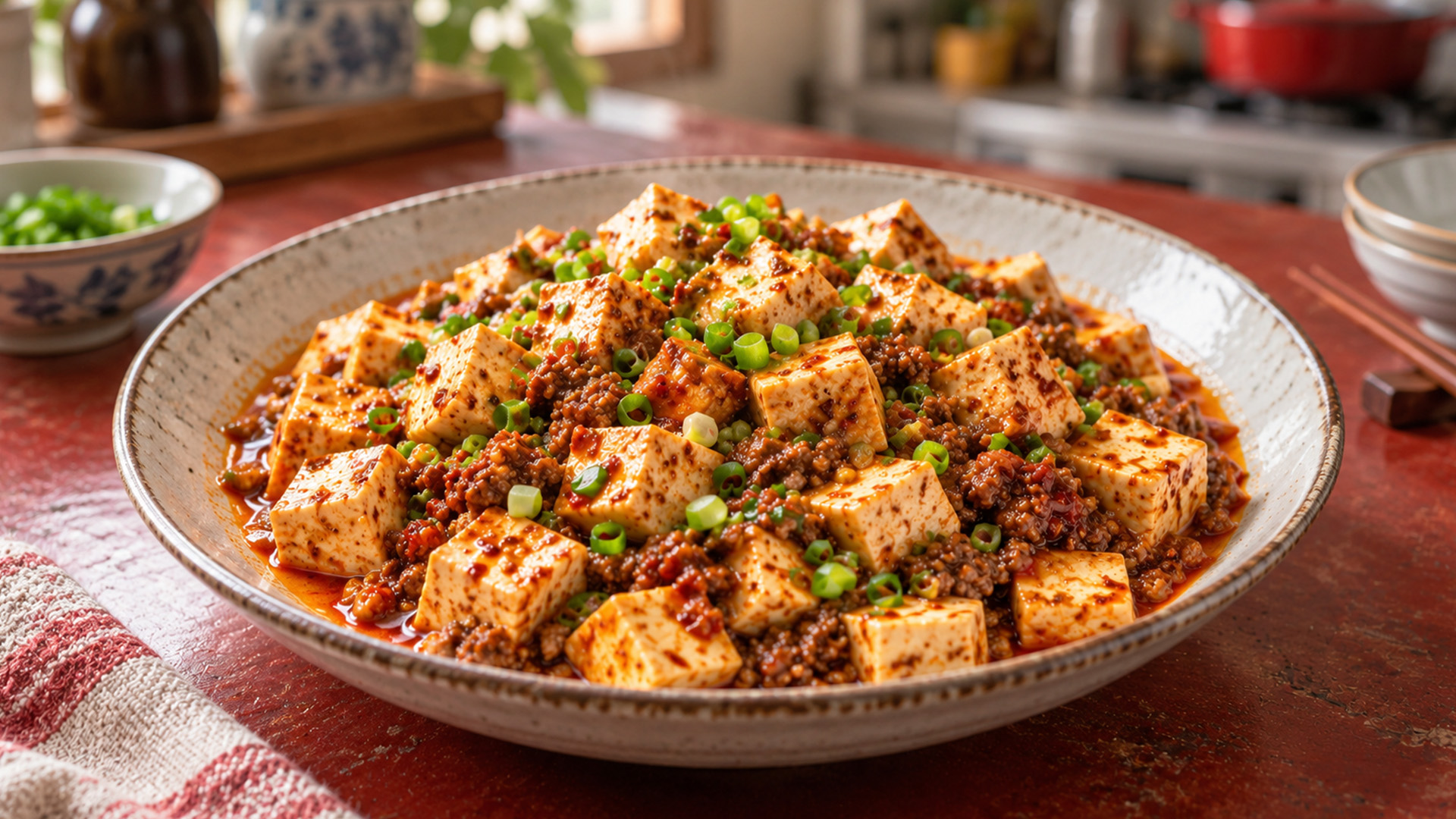 Sichuan pepper gives mapo tofu bold flavor