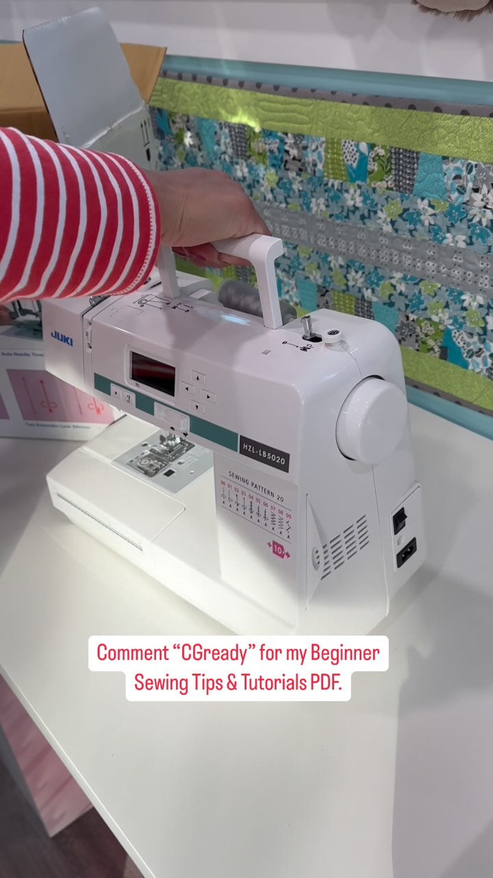 Your sewing machine doesn’t have to stay in the box