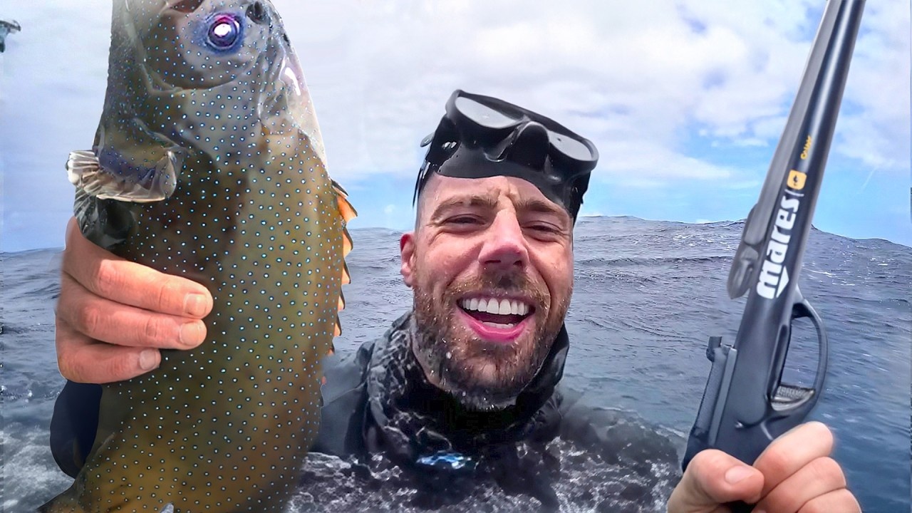 What it takes to spear your own dinner 60 feet underwater - Wild dinner ...