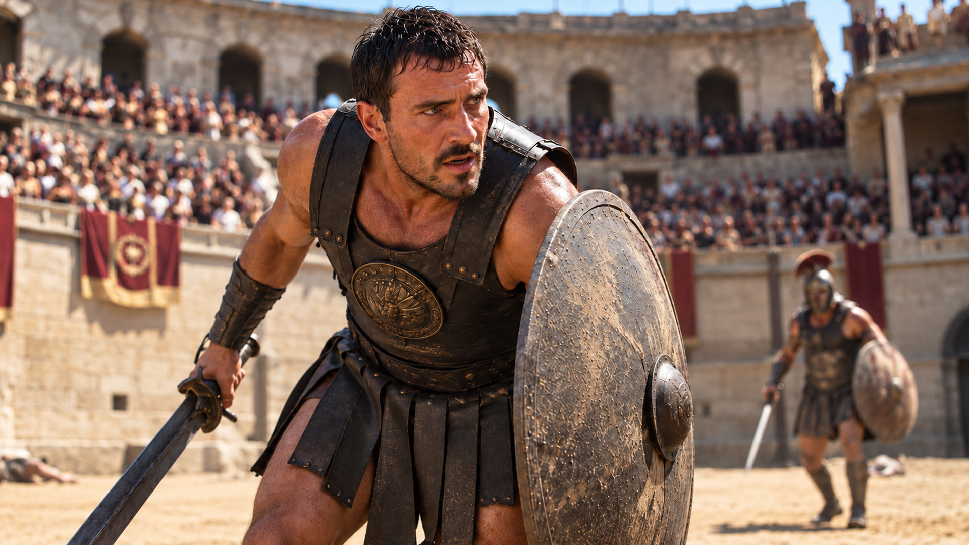 Life as a Roman gladiator was harsh and dangerous