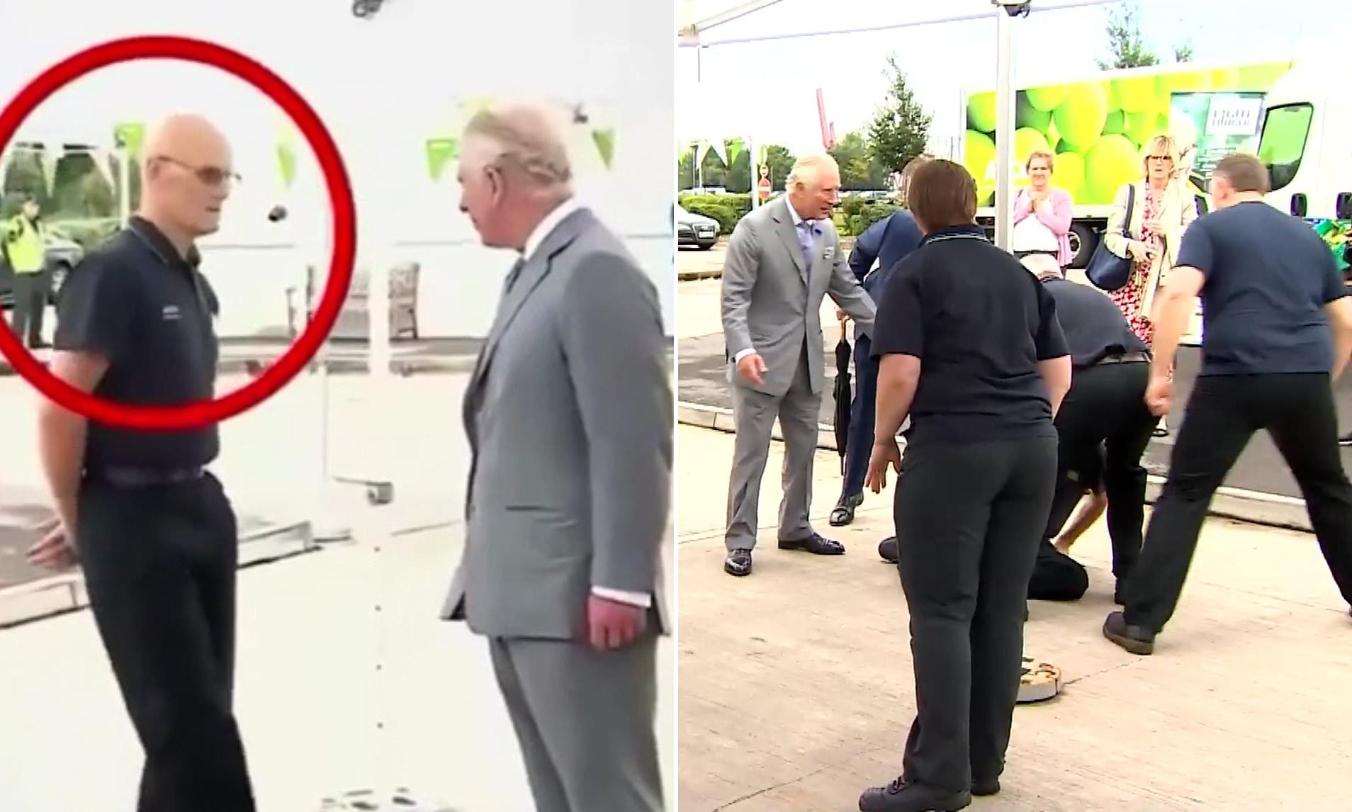 Donald Trump shares doctored footage of King Charles to falsely suggest he ignored fainting worker