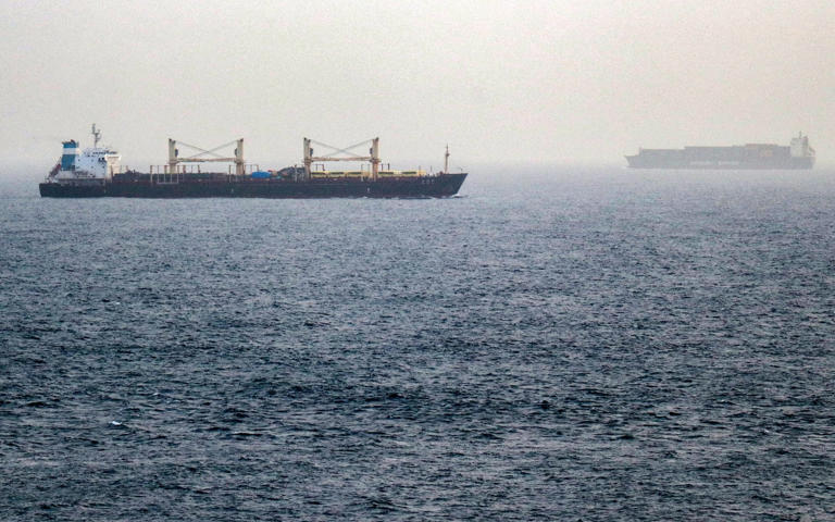 Vessels travel through the Bab el-Mandeb Strait - AFP/Khaled ZIAD