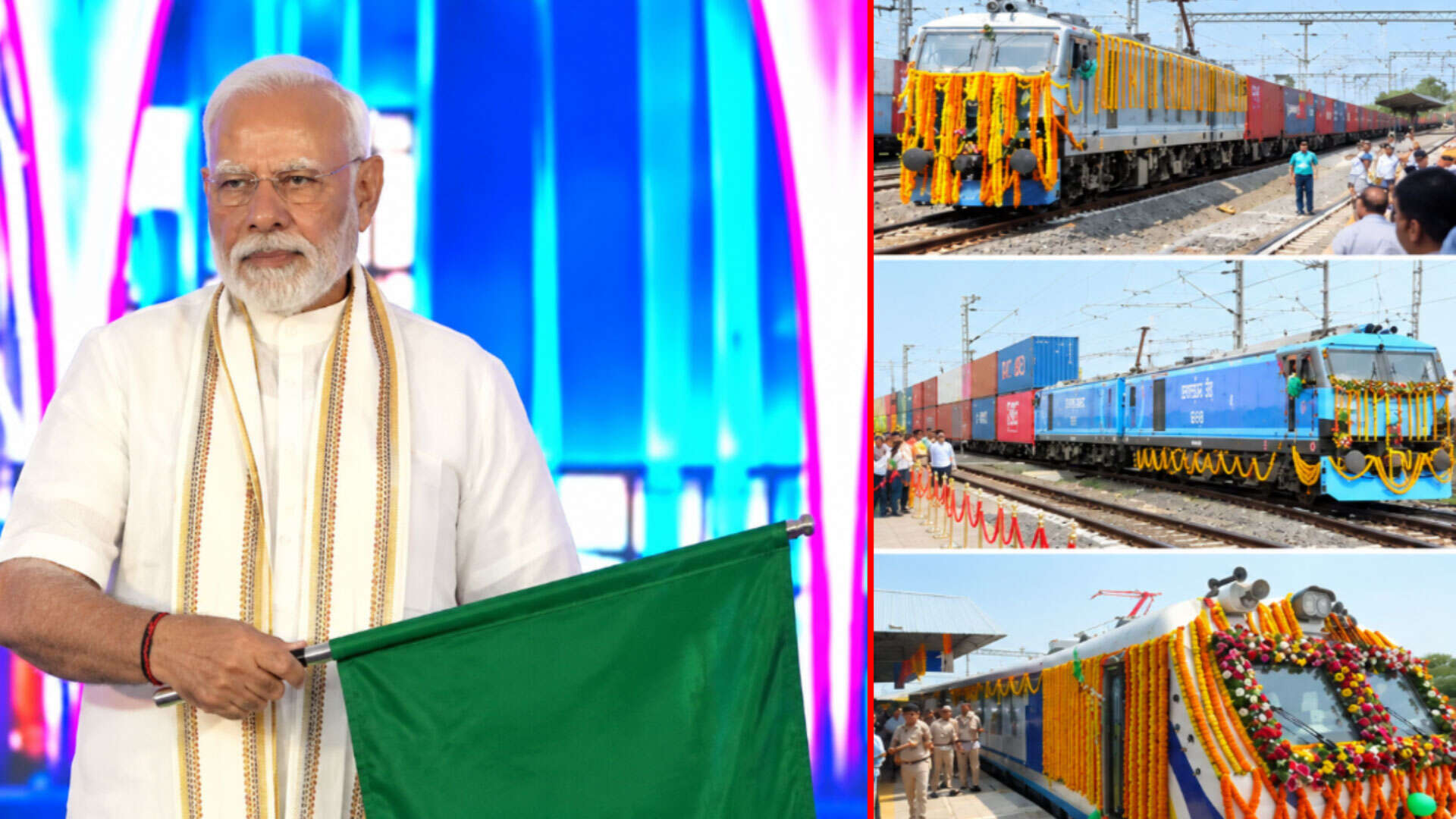 India completes dedicated freight corridor network after 20 years as PM ...