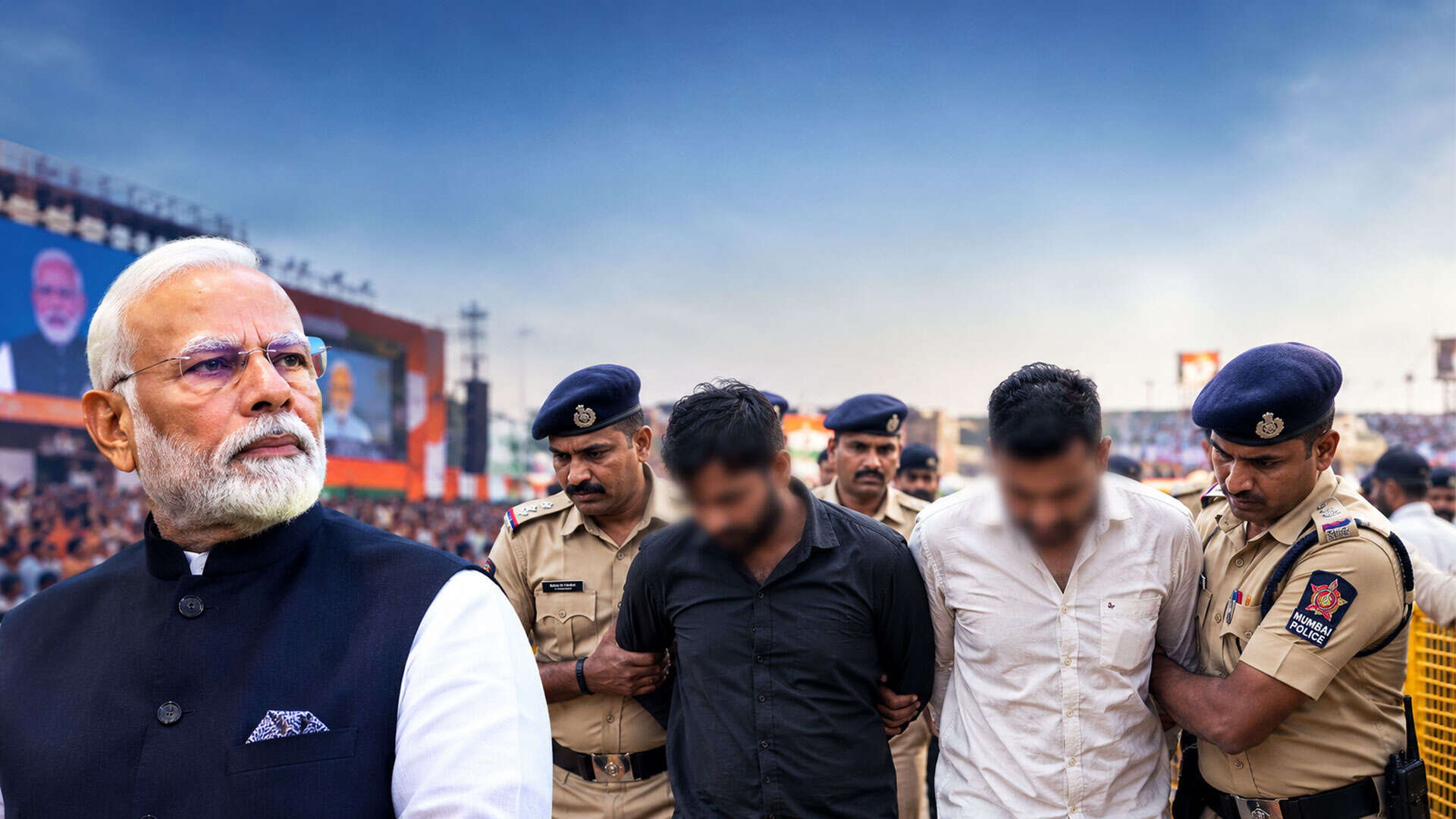 PM Modi event security scare: Man with fake PMO ID, armed bodyguard ...