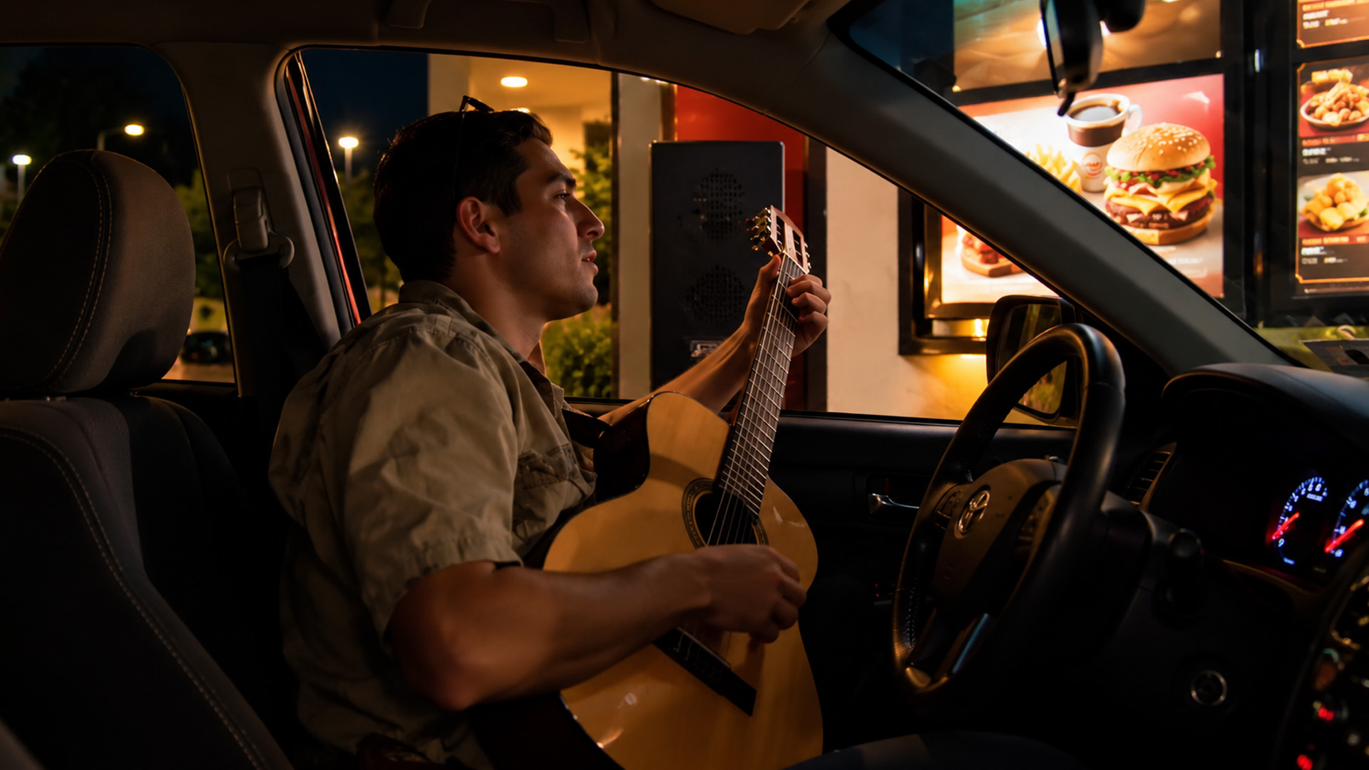 Fast food staff react to opera ordering prank