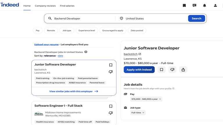 Indeed job recruitment site (2026) review
