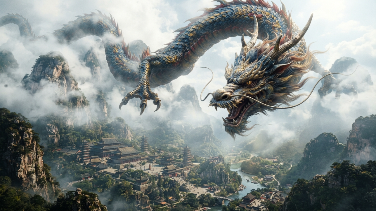 Who are the dragons of Chinese mythology?