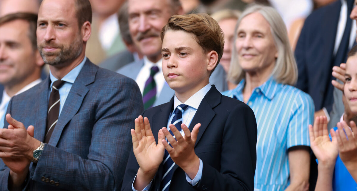 Prince William and Kate Middleton accompany Prince George for his first ...