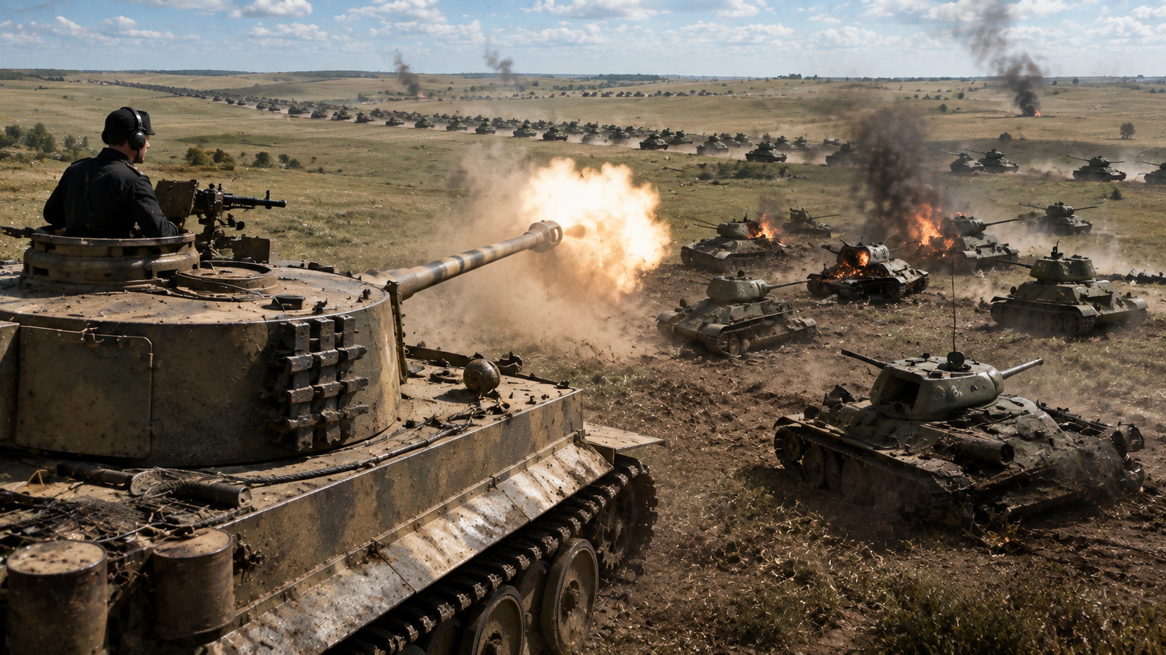 A German Tiger destroyed tank after tank. It changed almost nothing