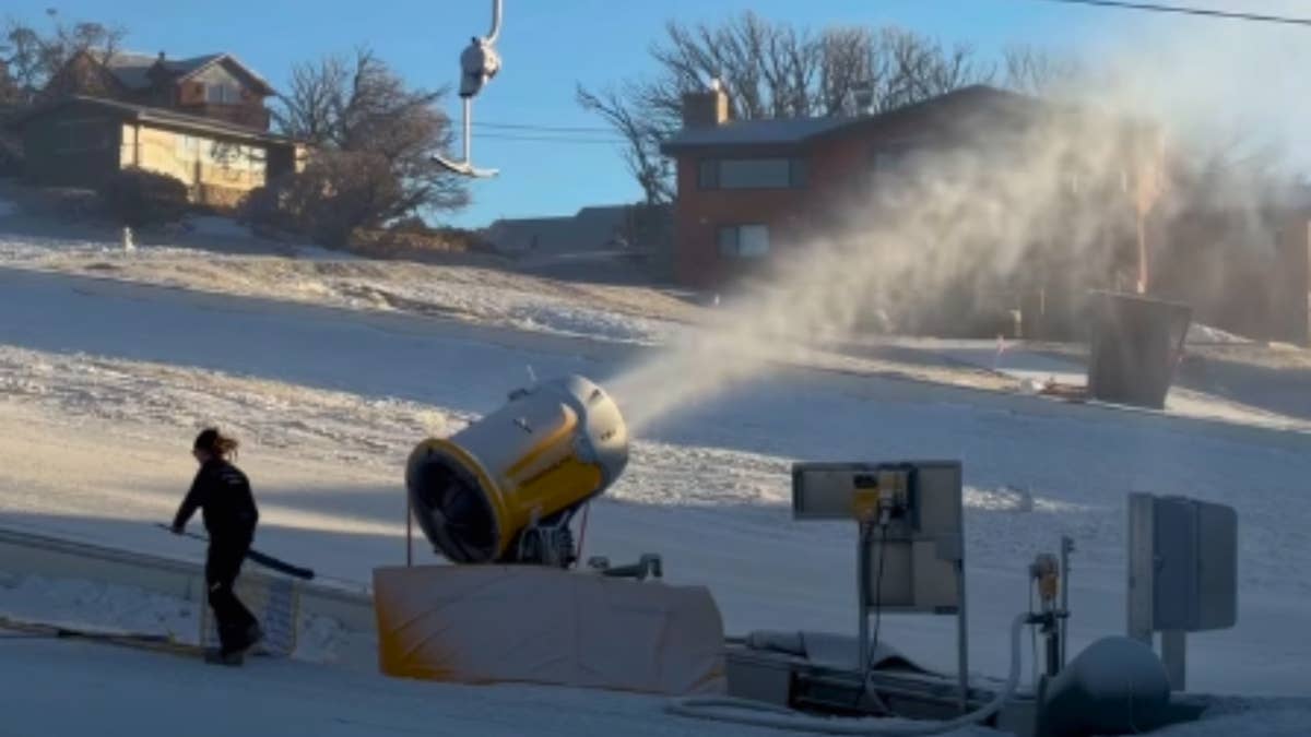 One Australian ski resort is making snow while others surrender to Mother Nature
