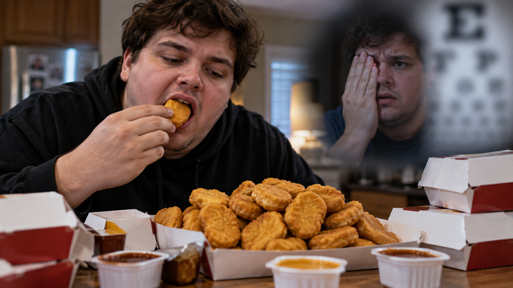 He ate 75 chicken nuggets every day as his only real food then his ...