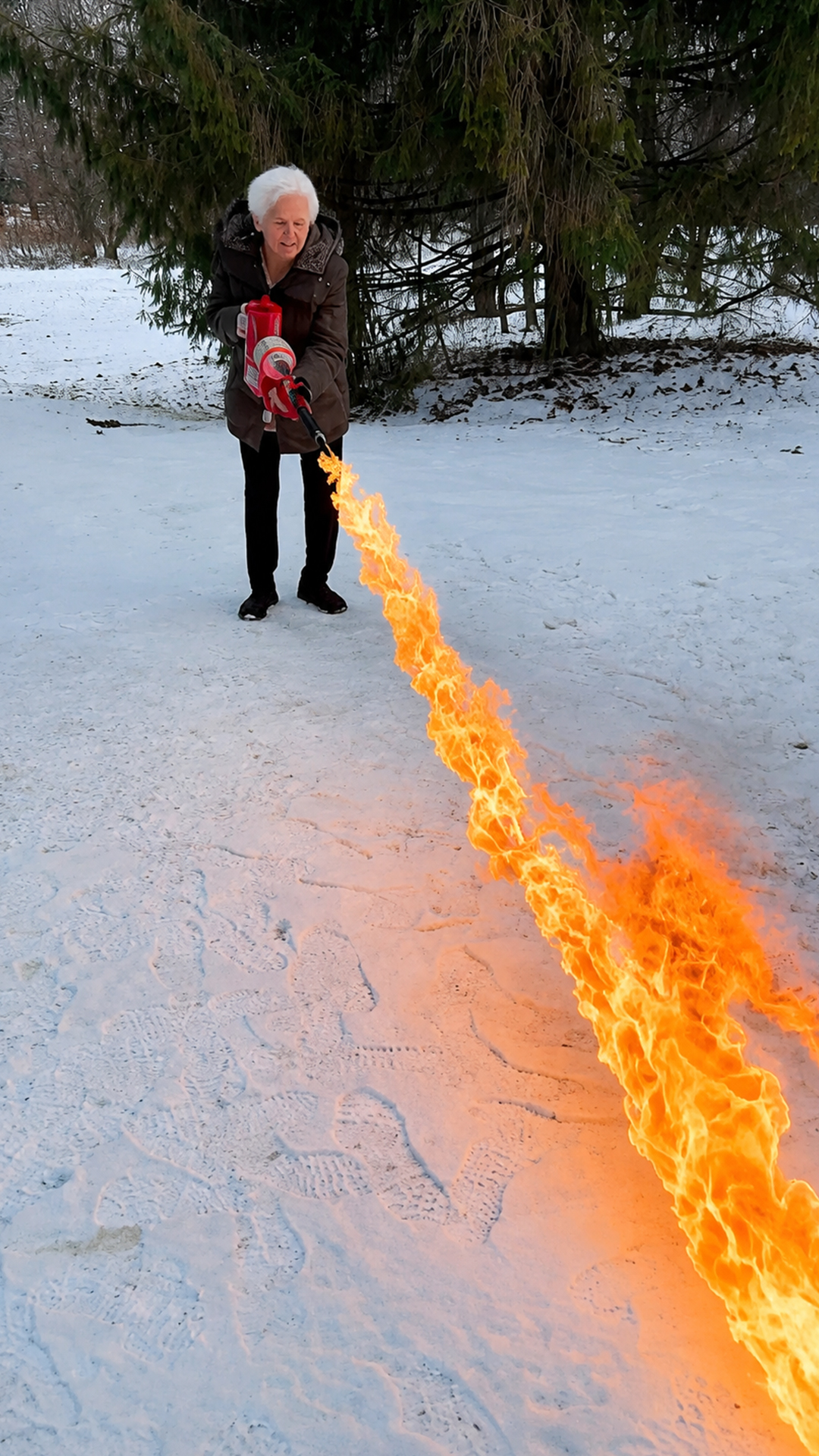 The unexpected snow shoveling hack from granny