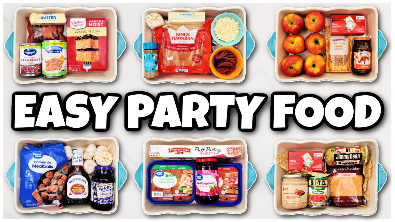 Extremely easy & budget-friendly party foods
