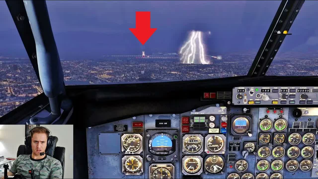 Missed approach into New York JFK int'l on VATSIM (ATC goes offline)