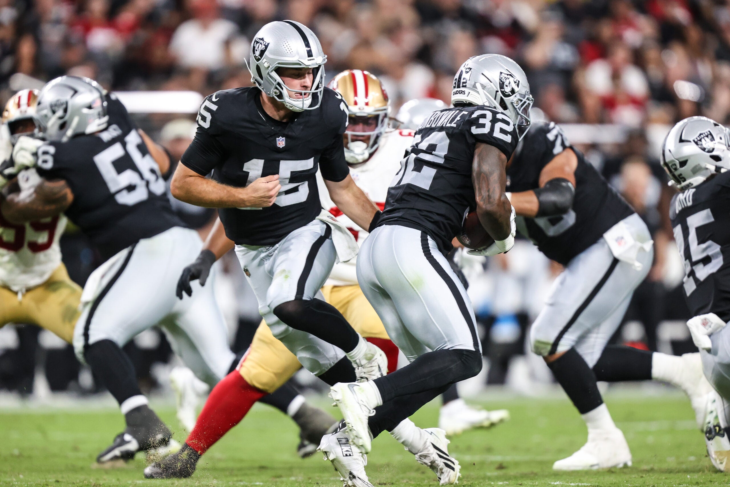 Las Vegas Raiders Week 1 depth chart: 4 surprises vs. the Miami ...