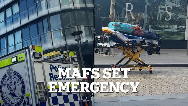 Emergency services called to MAFS set after man trapped by pool