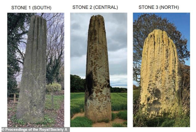 Unravelling the mystery of the Devil's Arrows: Builders hauled huge ...