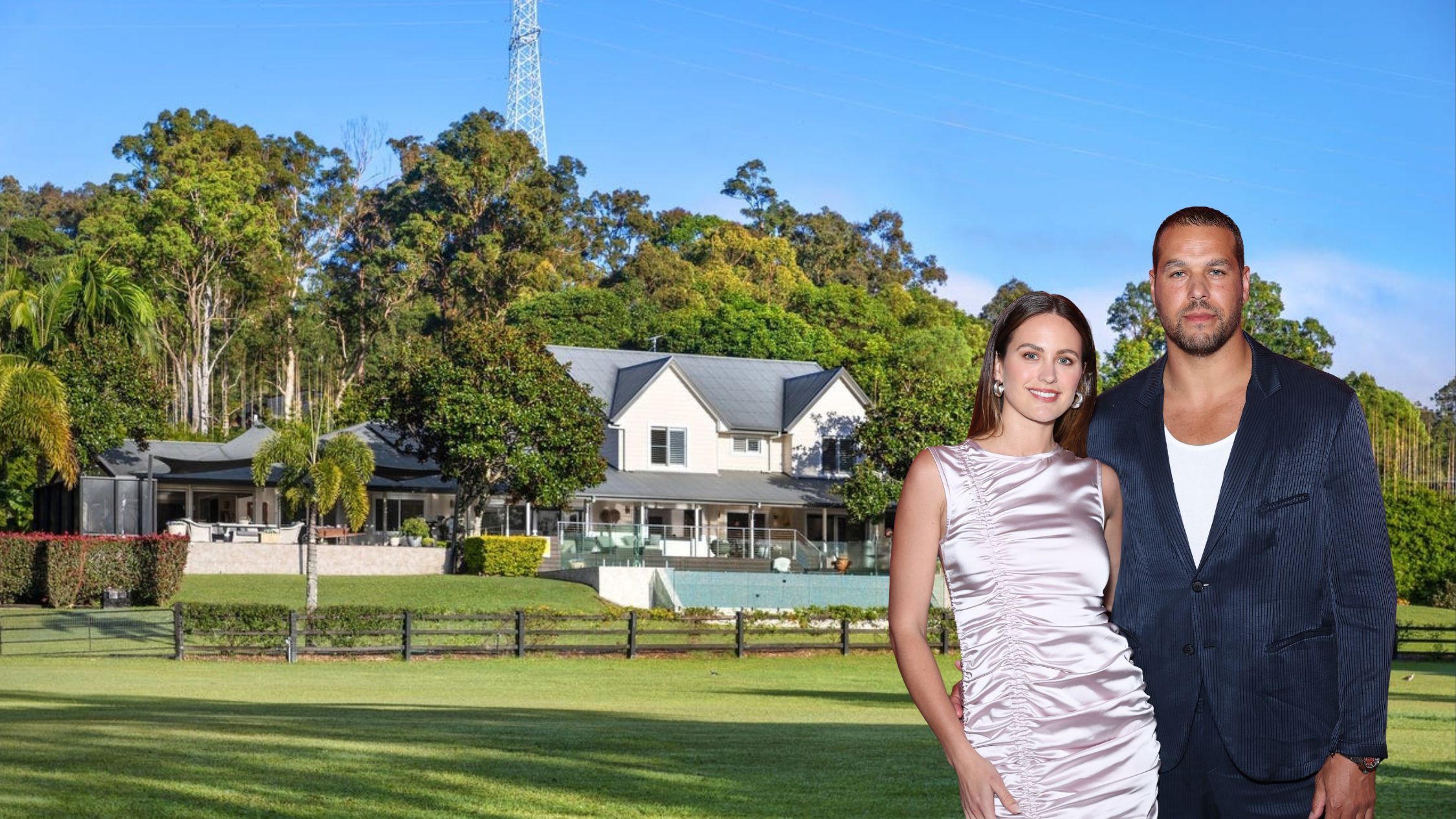 Jesinta and Buddy Franklin's family home in the Gold Coast hinterland