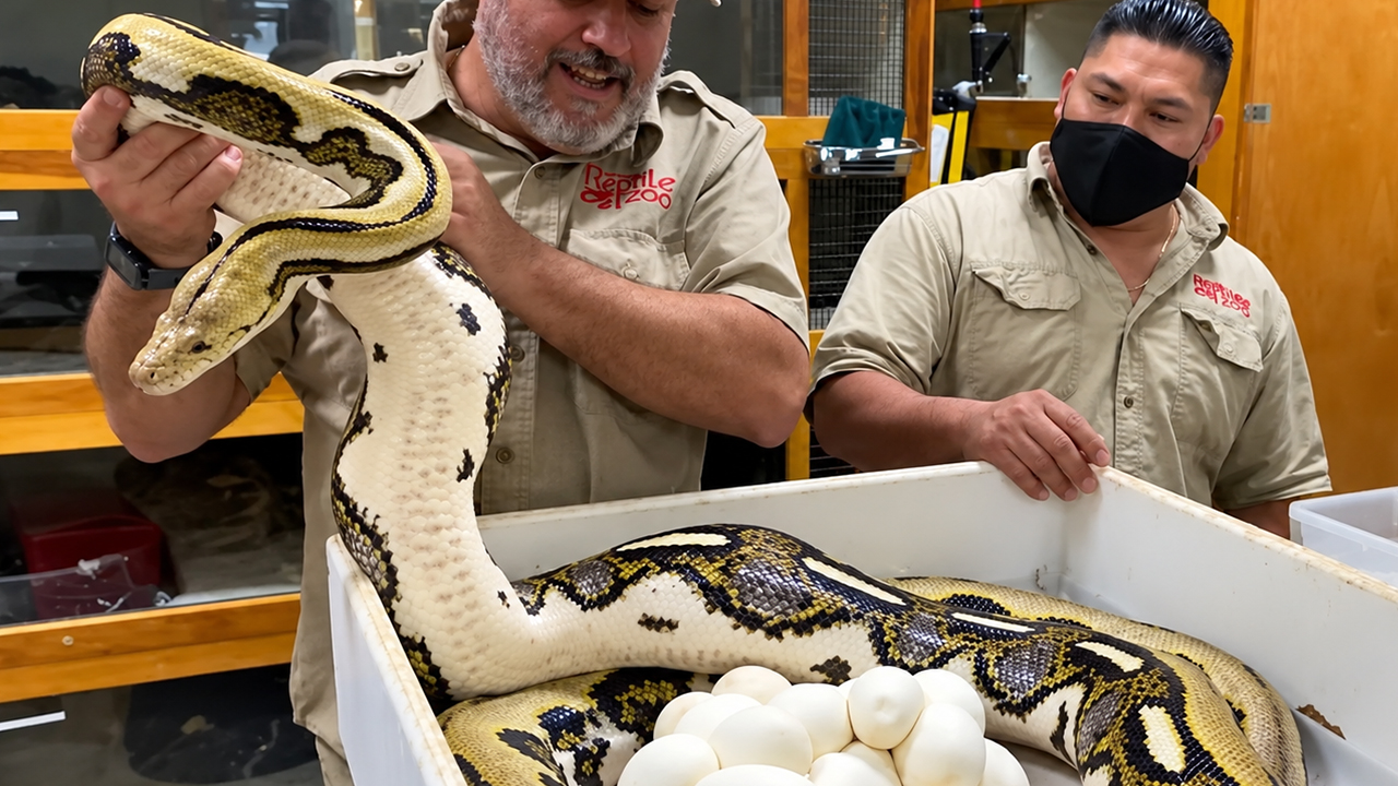 Rare snake eggs reveal incredible genetics and surprise hatchling ...