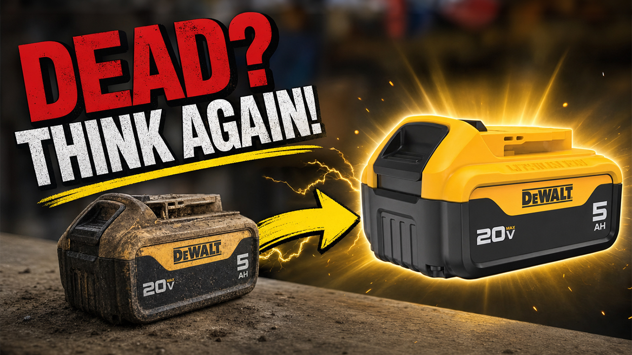 Don't throw away your dead DeWalt battery until you try this