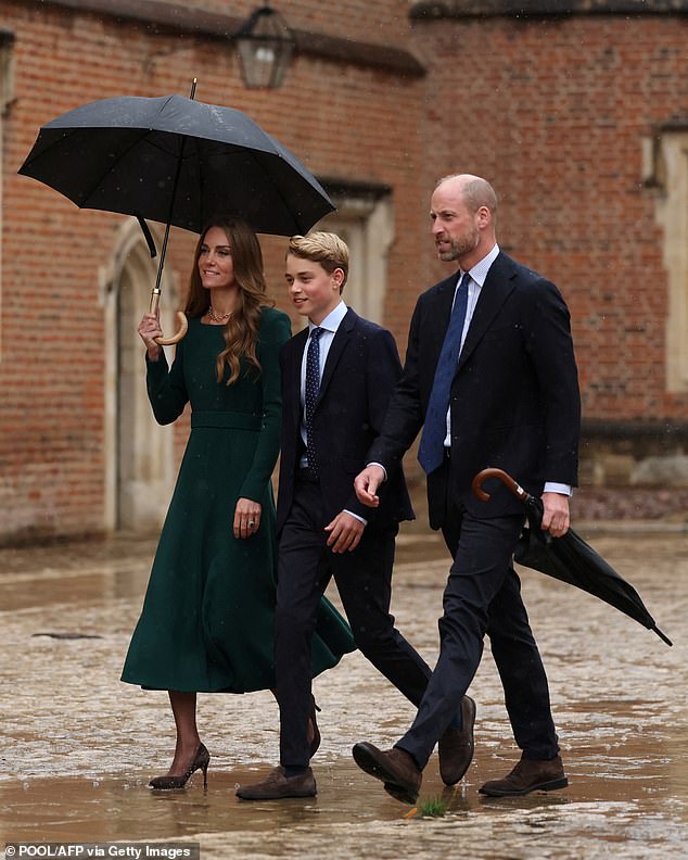 What's on the menu for George in the Eton canteen
