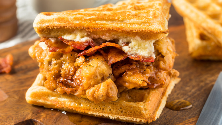 Skip the Chick-fil-A line — make a loaded protein breakfast sandwich with 2 Aldi items