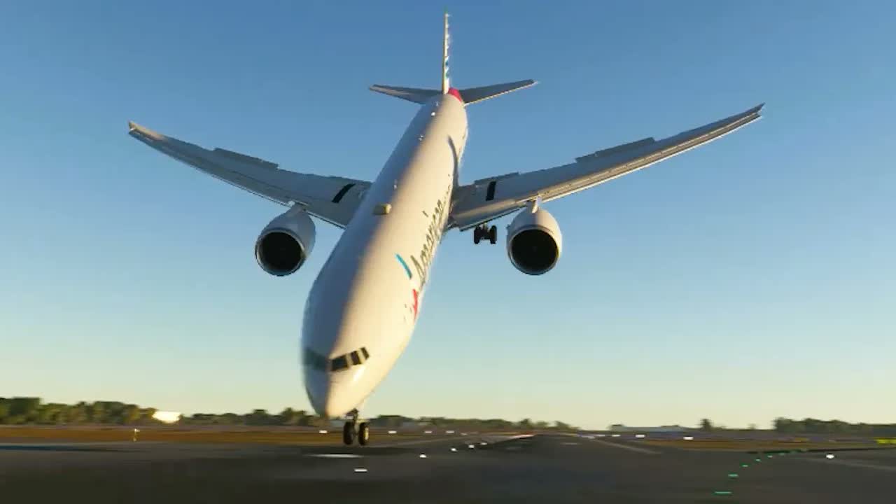 Microsoft Flight Simulator - Bumpy landing chaos!