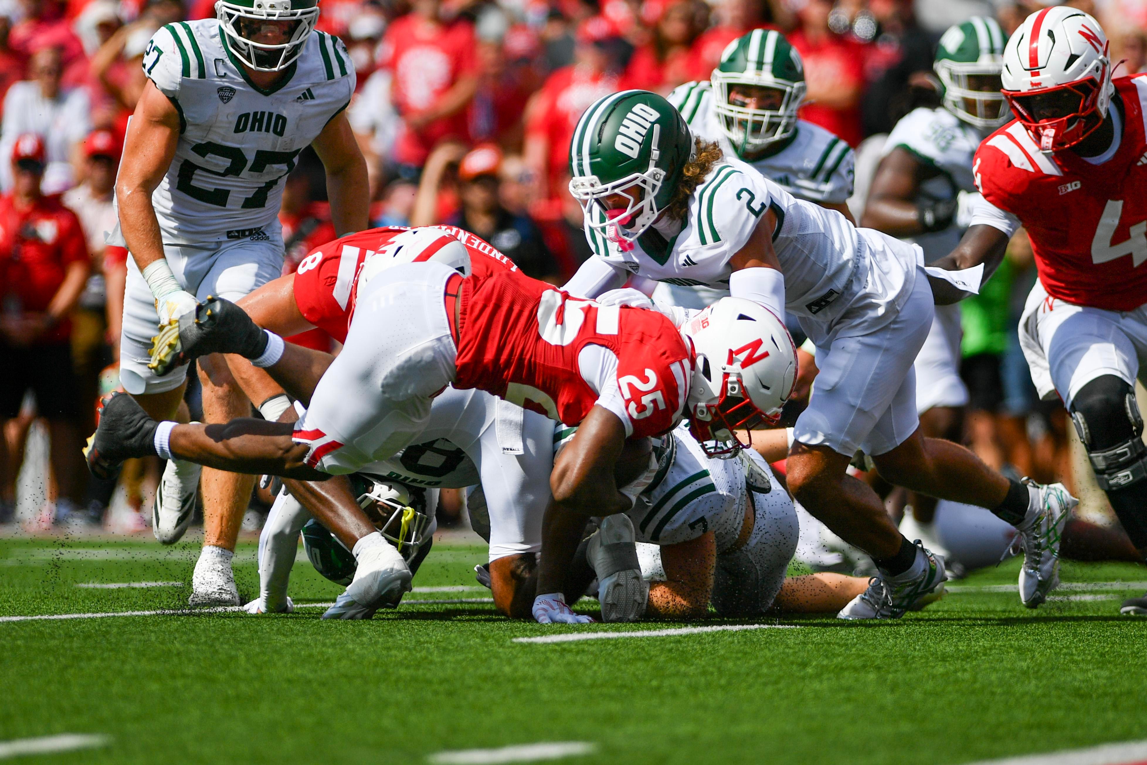Nebraska stat tracker vs Ohio, week 1