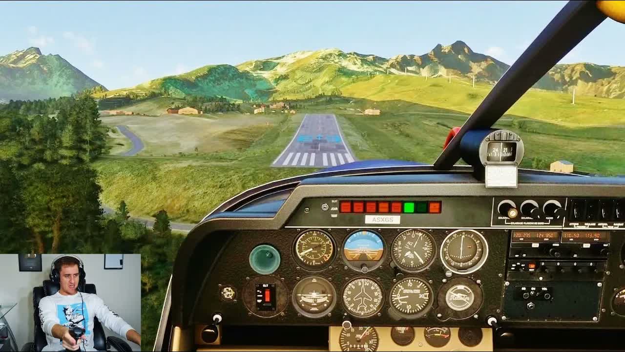 Conquering the world's steepest runway in Microsoft Flight Simulator!