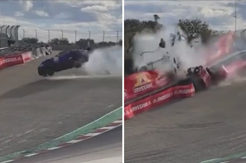 Driver escapes death in horror crash at notorious corner