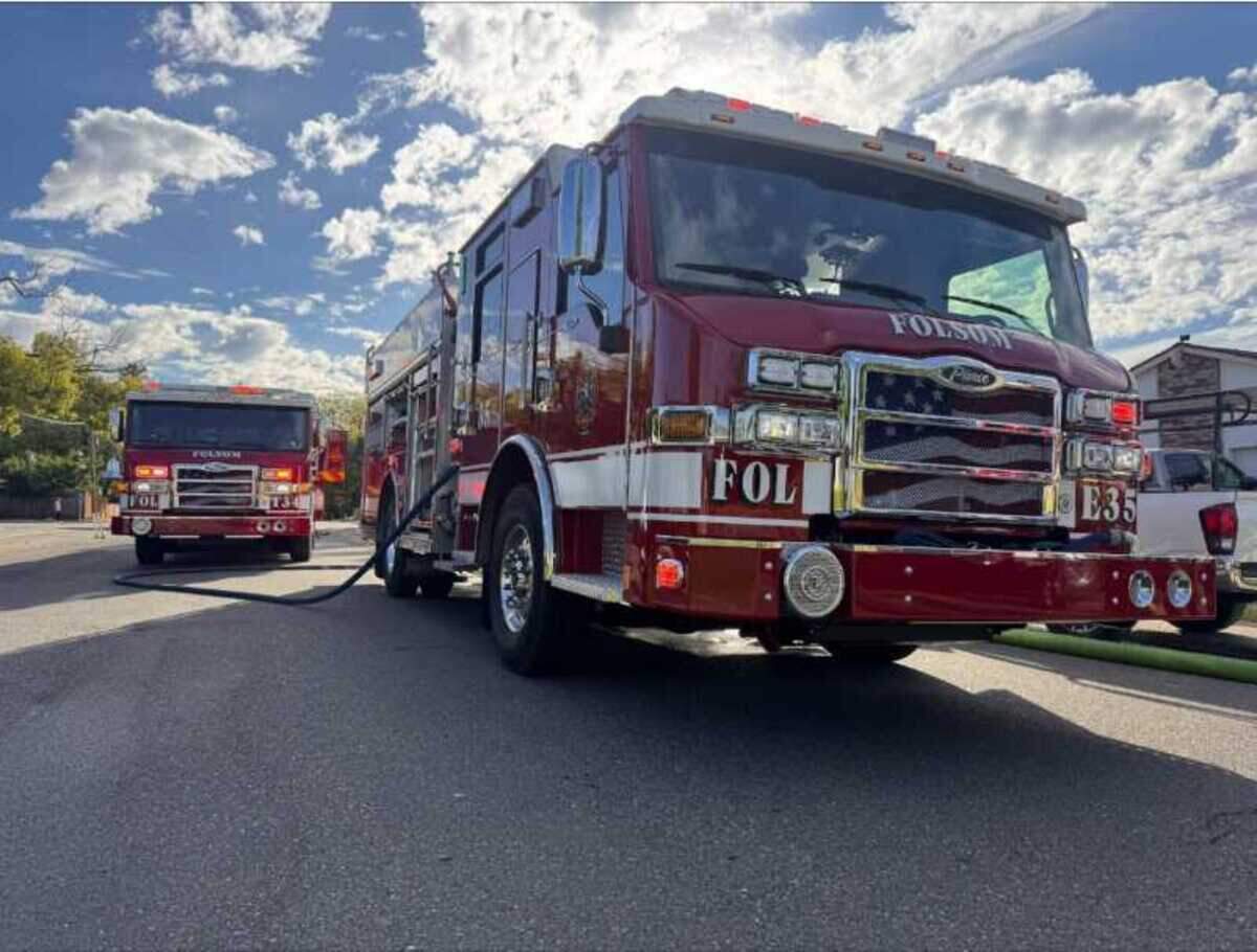 Fire truck returns to east Folsom after 11 months, thanks to new ...