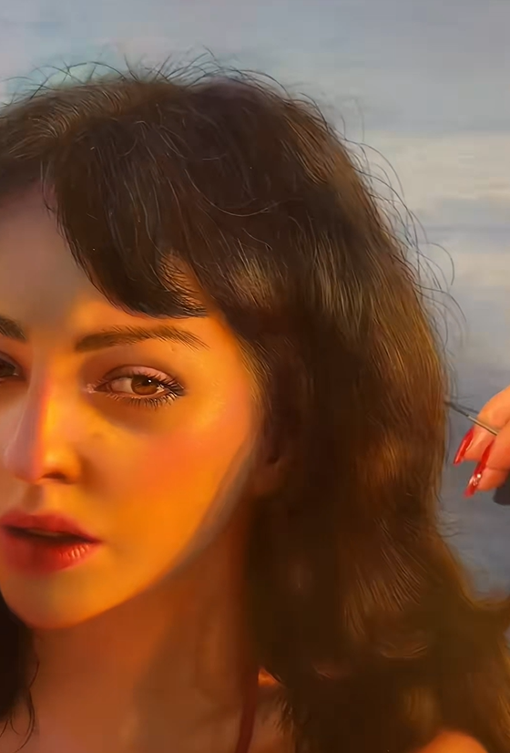 Hyperrealistic paintings that turn practice into art