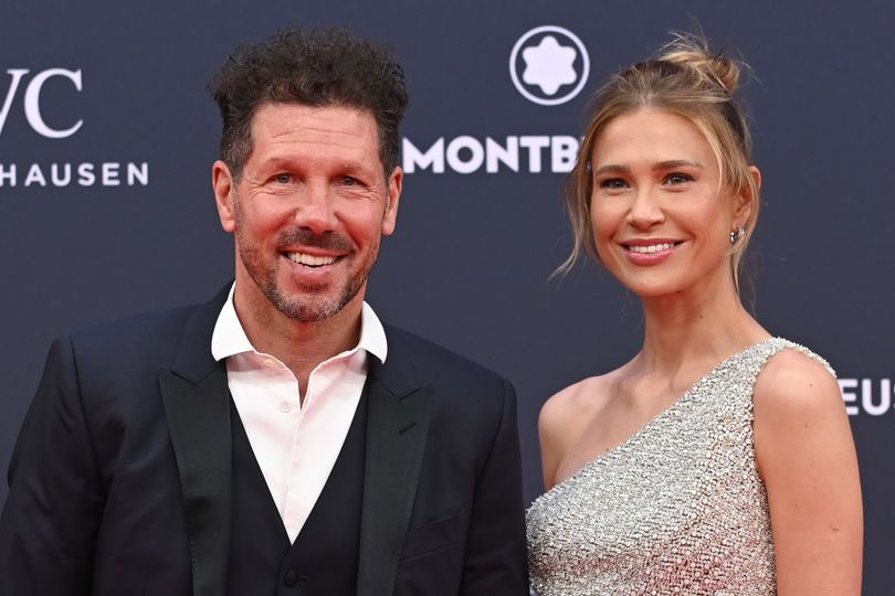 Diego Simeone and Carla Pereyra