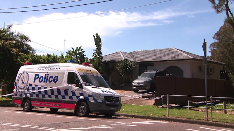 Gunman on the run after man shot multiple times in front of partner on NSW Central Coast