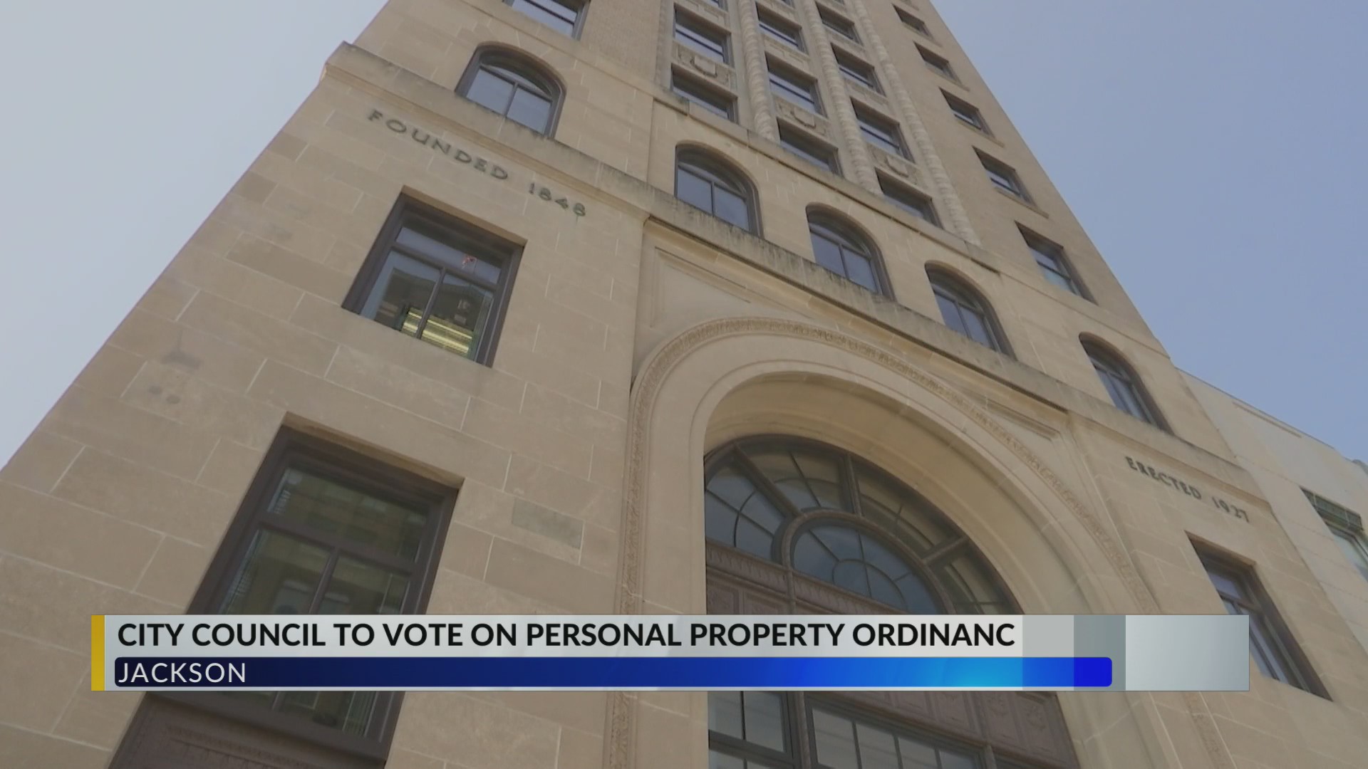 Jackson City Council to vote on personal property ordinance