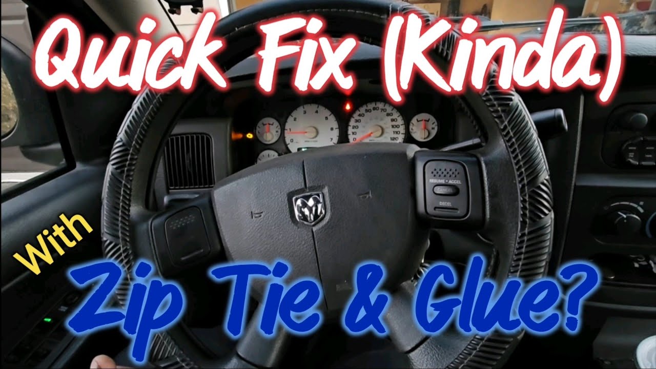 Dodge Ram tilt steering broken? Here is a quick repair to try