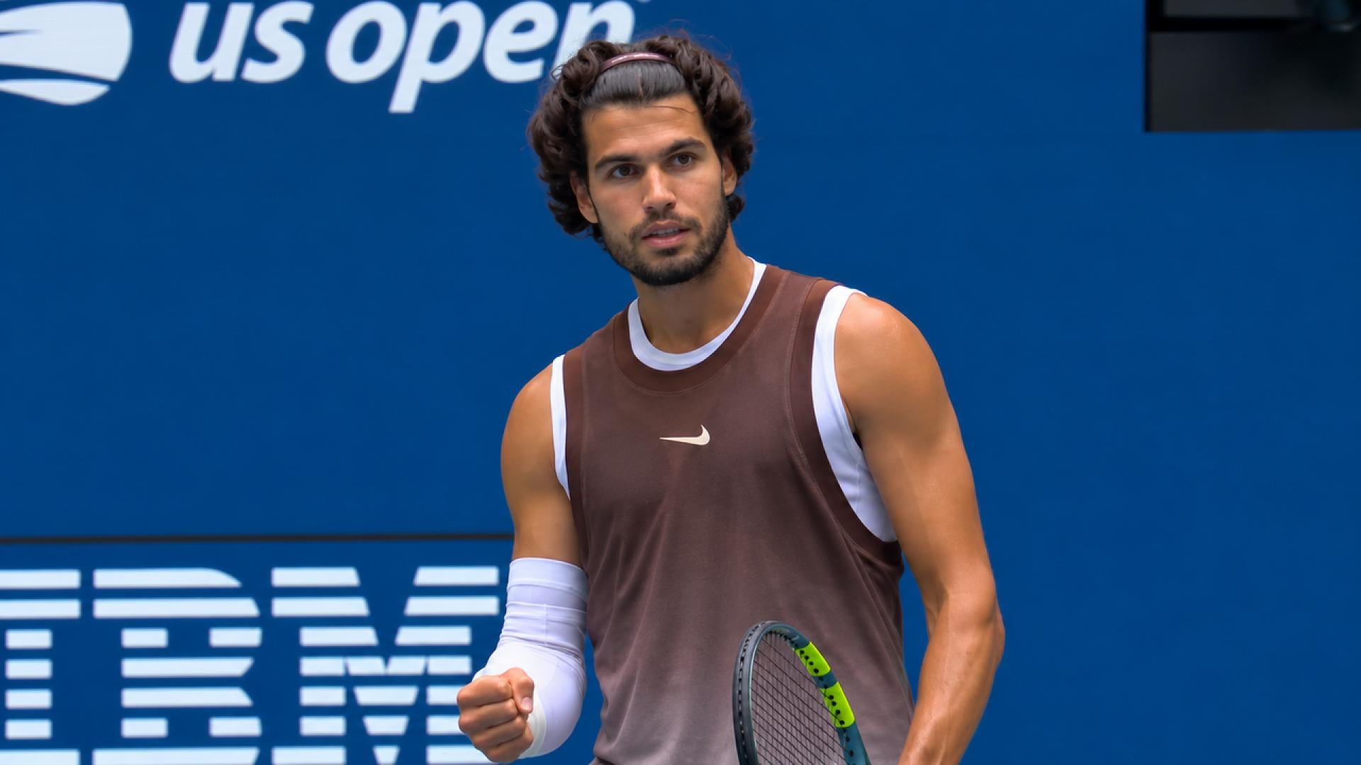 Carlos Alcaraz, US Open 2026 © Stream screenshot