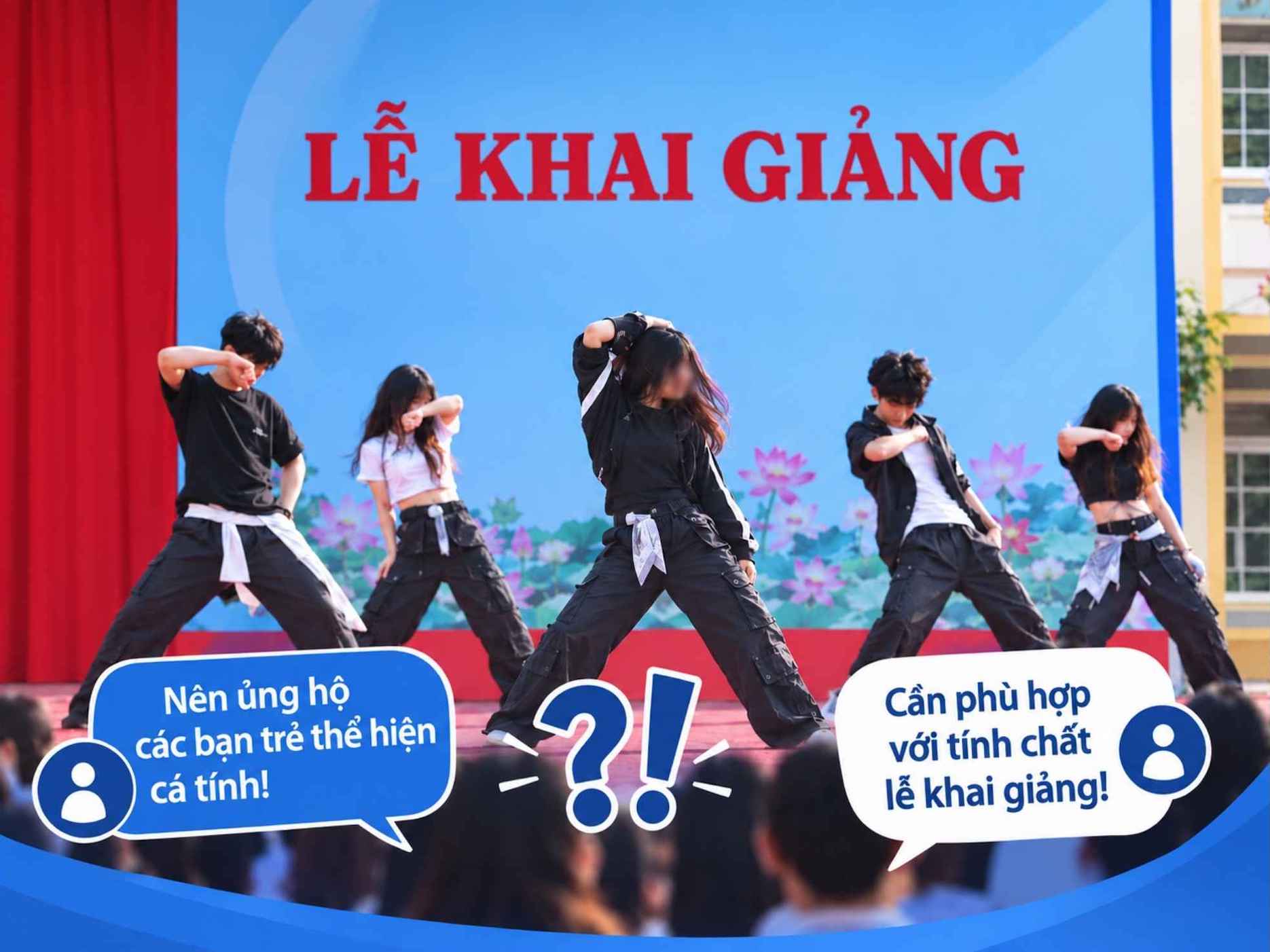 Nhiều ý kiến về tiết mục nhảy hiện đại tại lễ khai giảng năm học 2026-2027